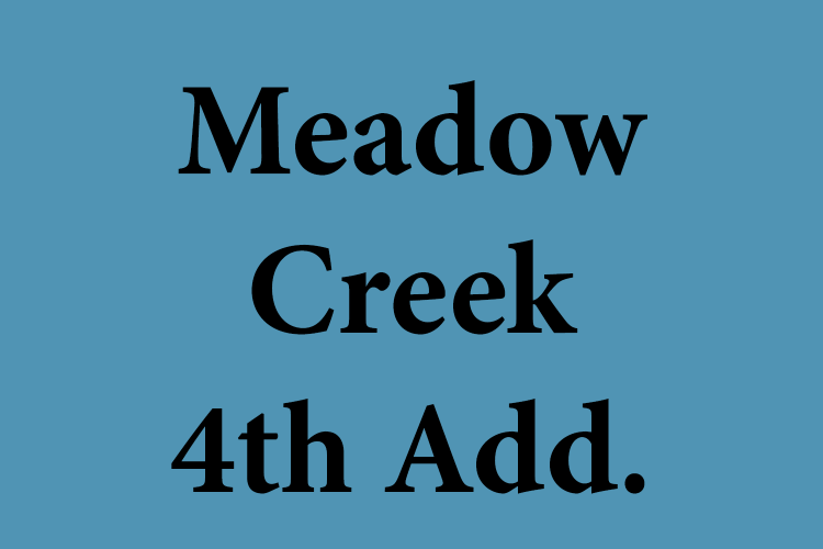 Meadow Creek 4