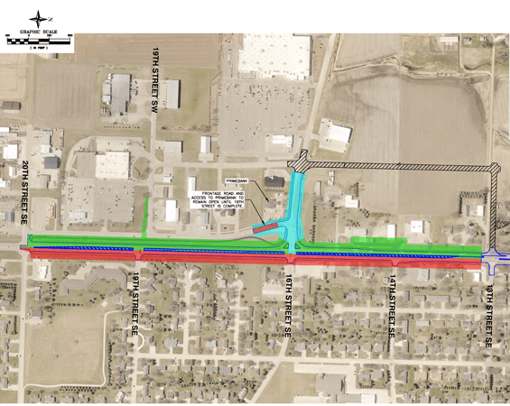 Street construction concept drawing