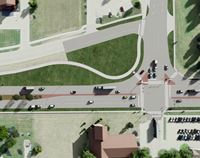 Concept of street project